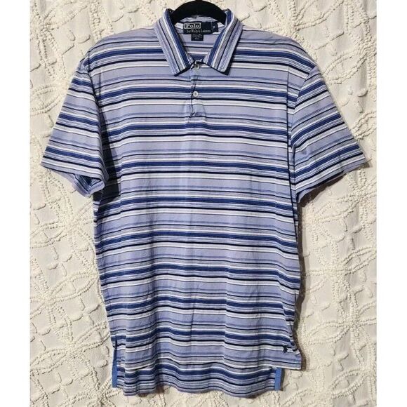 Lauren Ralph Lauren Other - Polo Ralph Lauren Shirt Mens M‎ Pima Cotton Striped Short Sleeve Preppy College